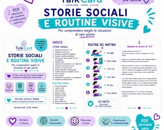 AUTISM - 15 Social Stories + 10 Visual Routines | Digital PDF