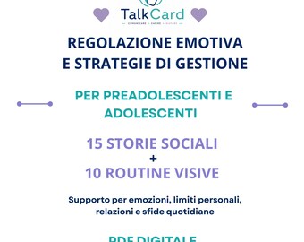 Autism in Teens | 15 Social Stories + 10 Visual Routines | Puberty, Emotions, Boundaries, and Relationships | PDF