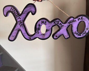 XoXo Cute Spooky Halloween Wall Hanging