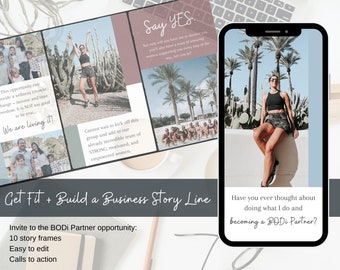 CANVA BODi Se mettre en forme + Créer une histoire commerciale
