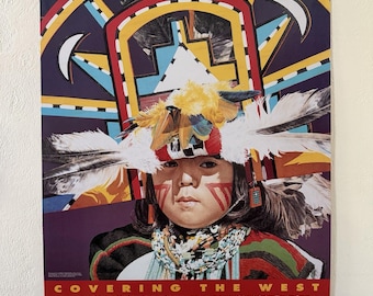 Steve Forbis Art Poster Print Pueblo Treasures Exhibition Southwest Art Magazine