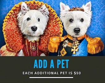 Add Another Pet To Your Pet Portrait
