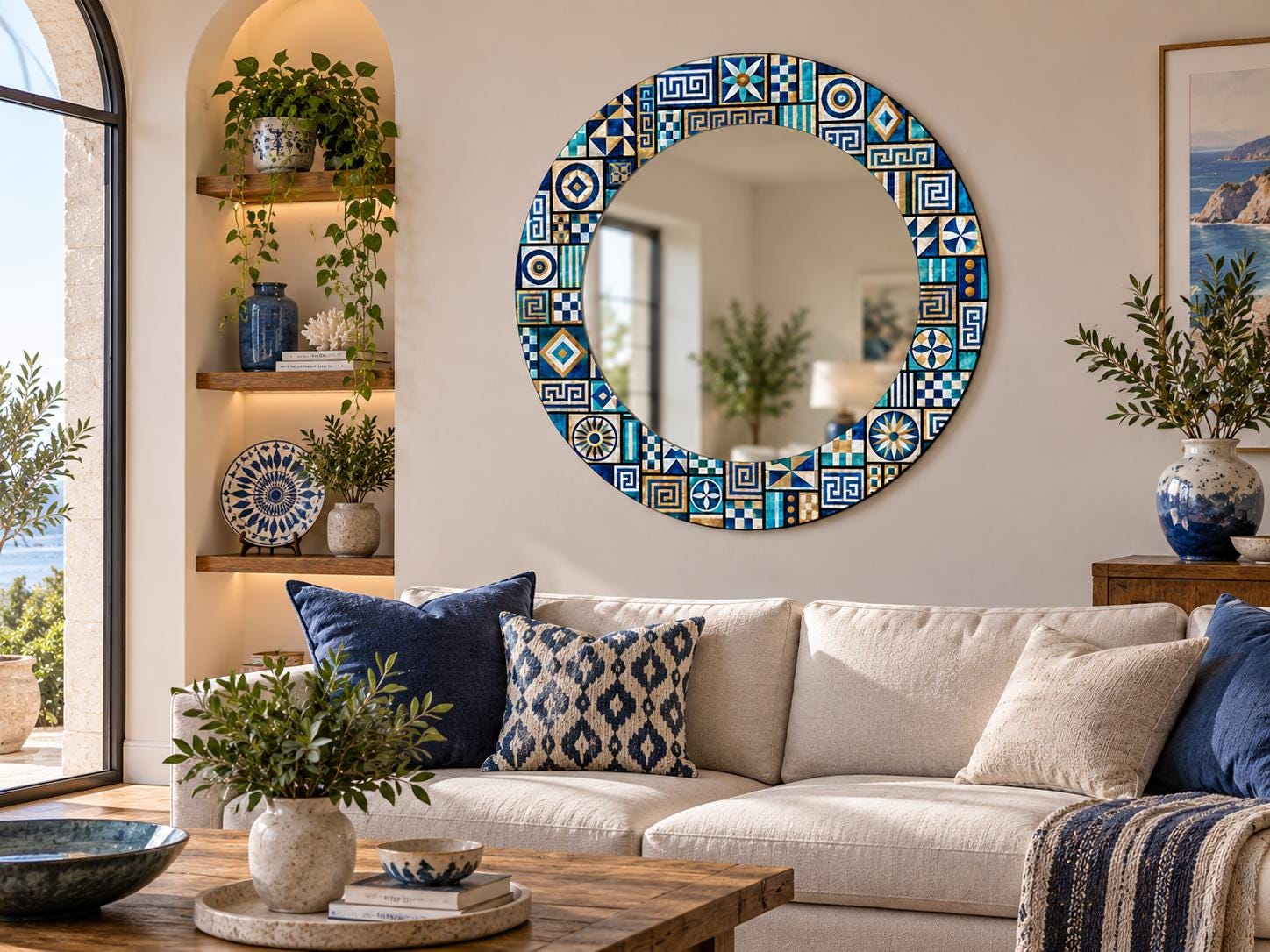Greek Style Mirror - Etsy