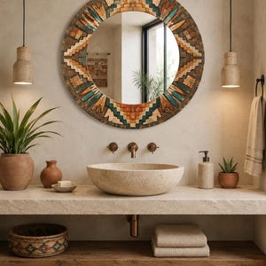 Pyramid Mirror - Etsy