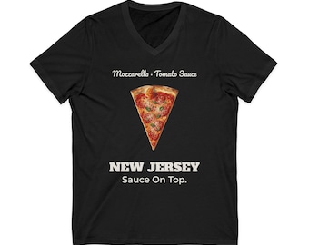 New Jersey Pizza T-Shirt |50 States 50 Slices