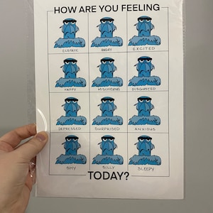 Sam the Eagle Mood Chart Print