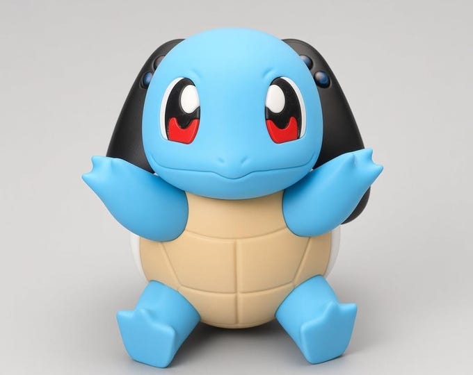 Featured listing image: Squirtle Controller Holder – 3D Printed Pokémon Gaming Stand