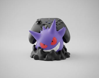 3D Printed Gengar Controller Holder | Character-Inspired Controller Stand
