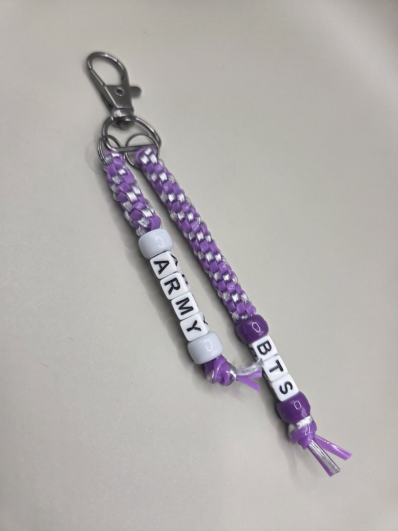String Baskets Craft Personalized K-pop Zipper Charm | K-pop Fan Keychain | Handmade Woven ...