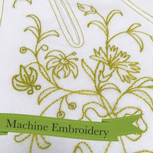1718-20 Hannah Pocket - RR118 - Historical Machine Embroidery Design