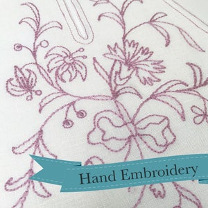 1718-20 Hannah Pocket - RR118H - Historical Hand Embroidery Design