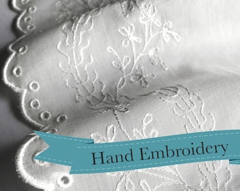 1780s Twining Vines Border - RR121H - Historical Hand Embroidery Design