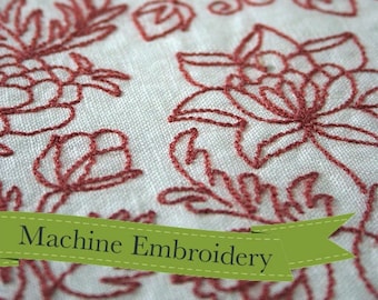 Mid-18th century Pocket - RR101 - Historical Machine Embroidery Design