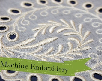 1823 Eyelet Border - RR105 - Historical Machine Embroidery Design