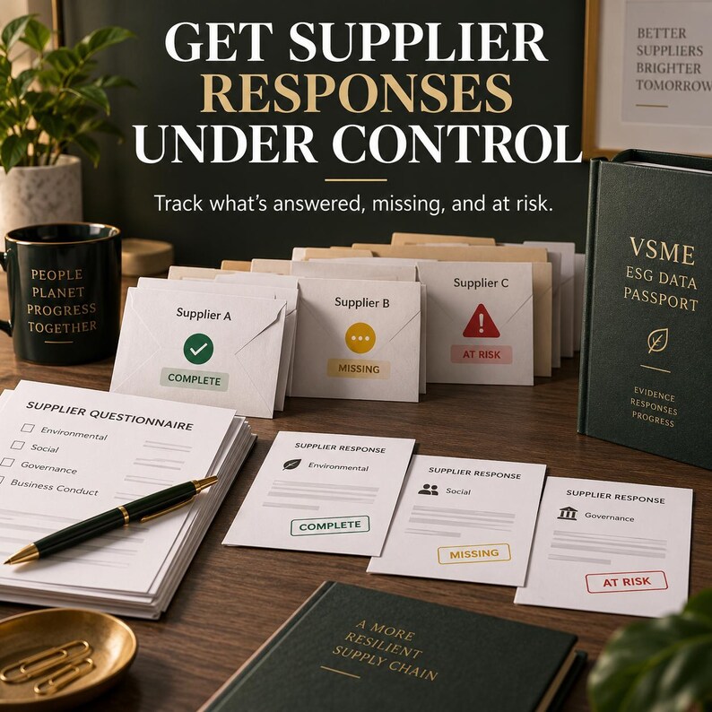VSME ESG Software | Supplier Response Tracker | Data Passport ...