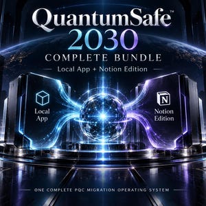 Post-Quantum Cryptography Bundle: PQC Migration App + Notion Crypto-Agility Workspace