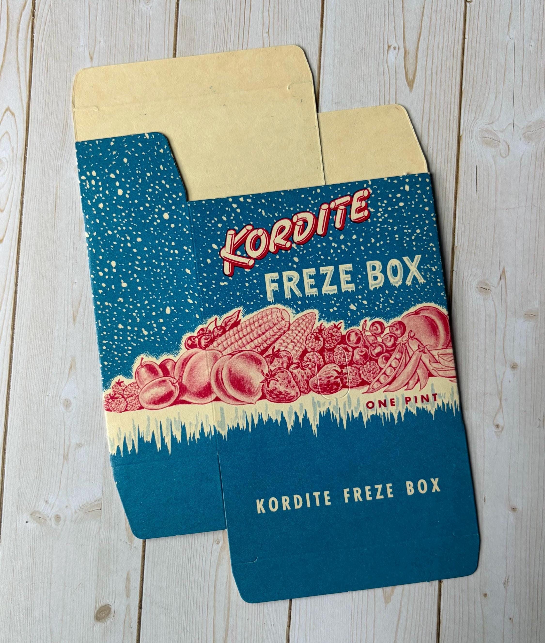【ビンテージ KORDITE Freezer Supply Bag】 Vintage Freezer Box - Etsy