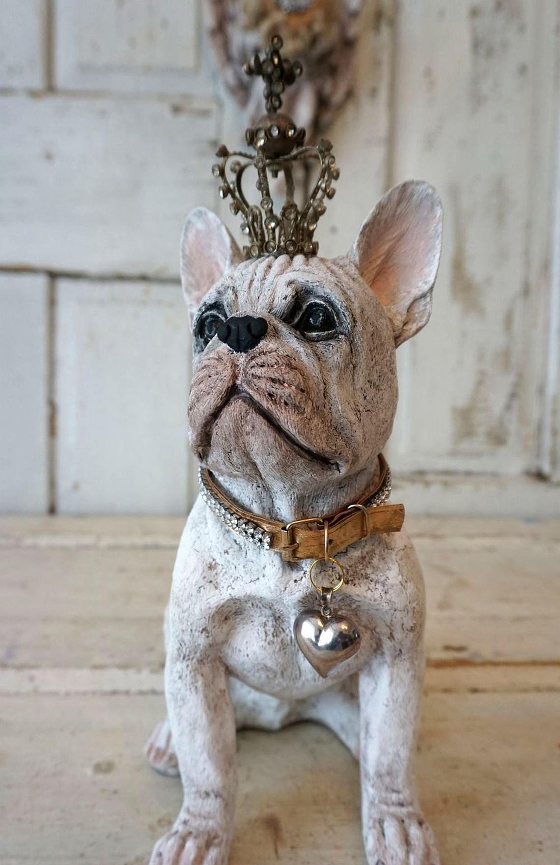 frenchie dog statue