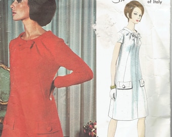1785 1960 s Vintage Vogue Sewing Motif B34 ROBE Simonetta d'Italie 1785 1960 s Vintage Vogue Sewing Motif B34 ROBE Simonetta d'Italie
