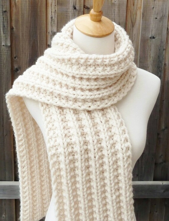 Cream on sale wool scarf