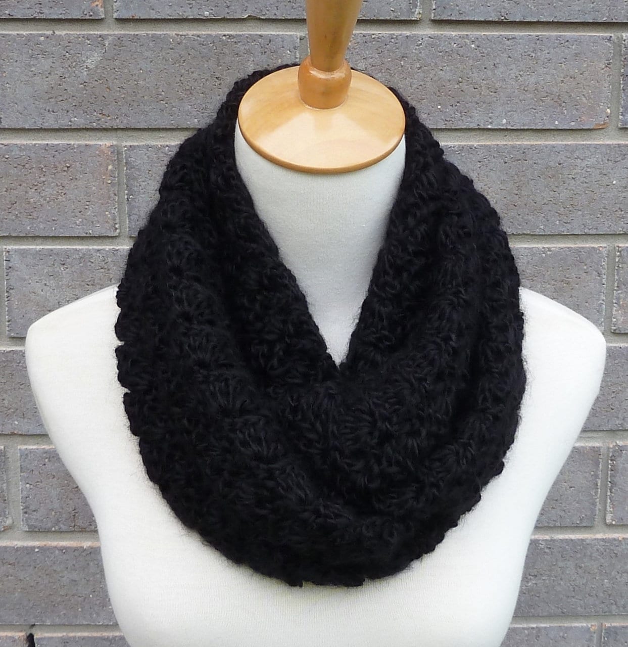 Infinity Scarf - Black Infinity Scarf - Black