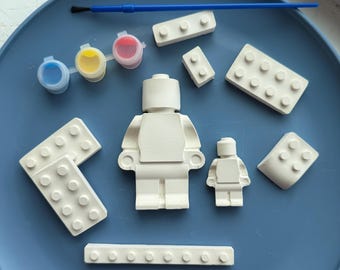 Kids Paint Your Own Lego Kit