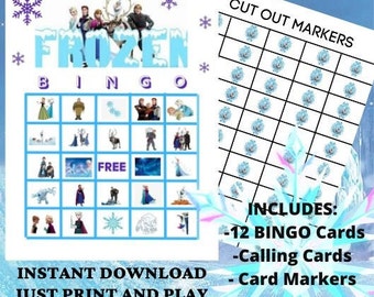 Frozen Bingo - Etsy UK
