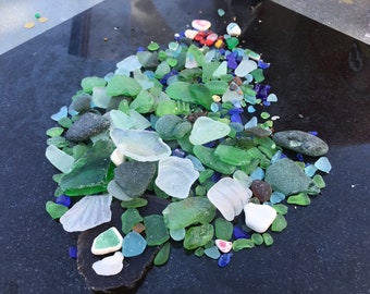 Genuine naturally tumbled Seaglass mix