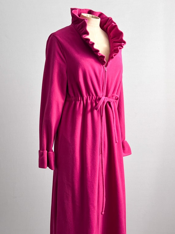 Vintage JC Penney MW Loungewear Magenta Hot Pink … - image 4