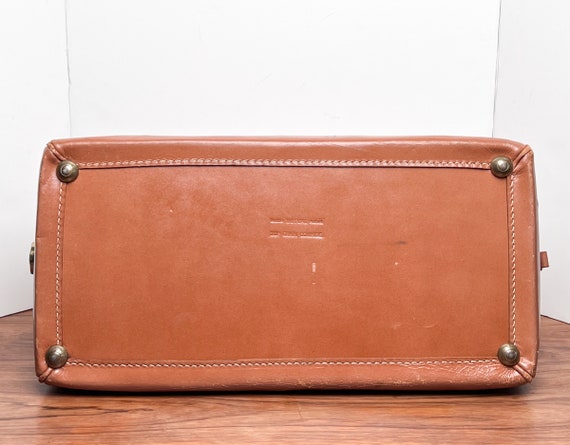 Vintage Mutual Company Doctor Bag in Tan Leather … - image 8