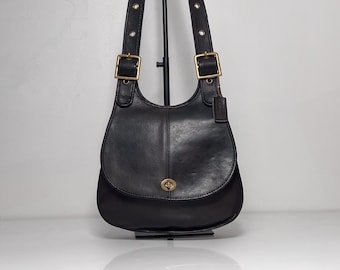 オールドコーチ VINTAGE COACH 9505 BABY COURIER Vintage Coach Small (baby) Courier Pouch 9505 Saddle Leather - NYC