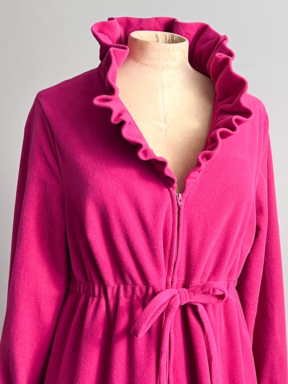 Vintage JC Penney MW Loungewear Magenta Hot Pink … - image 2