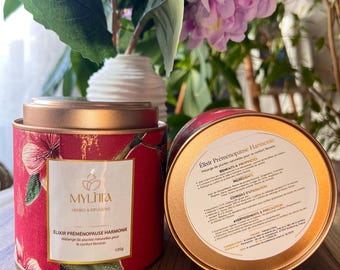 Infusion Harmonie Féminine - Mélange Botanique Traditionnel aux 11 Plantes, Rituel Bien-Être & Sérénité (120g)