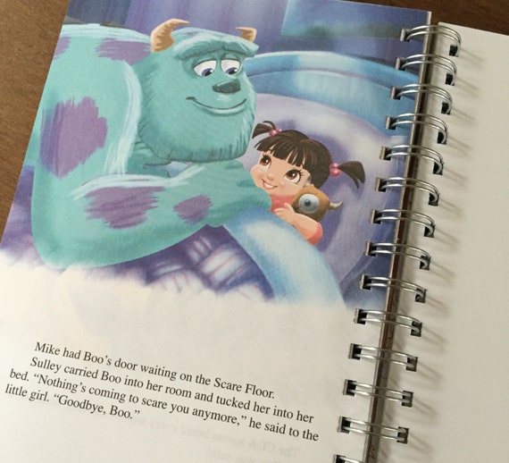 Monster Inc Kleine Goldene Buch Recycling Journal Notizbuch