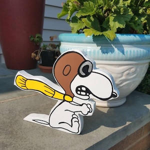 Snoopy Flying Ace Mailbox topper only.