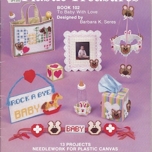 To Baby With Love Plastic Canvas Pattern Book/Kappie #102