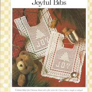 Joyful Bibs Crochet Pattern/Vanna&#39;s Afghan & Crochet Favorites