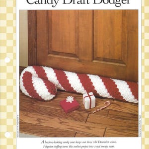 Candy Draft Dodger Crochet Pattern/Vanna&#39;s Afghan & Crochet Favorites