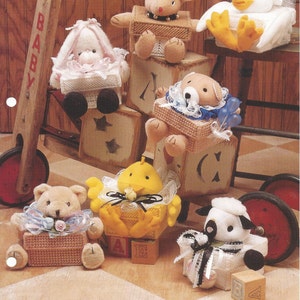 Animal Boxes Plastic Canvas Pattern/The Needlecraft Shop