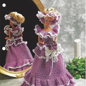 Bridesmaid Crochet Fashion Doll Pattern/Annie&#39;s Fashion Doll Crochet Club