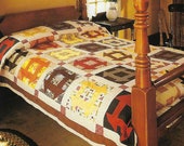 Churn Dash Quilt Pattern - Best Loved Quilts - Bedding, Bedspread, Home Decor, Sewing Pattern