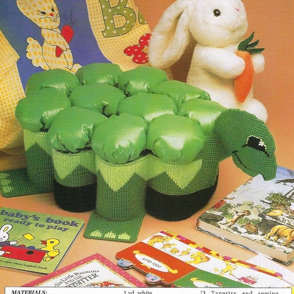 Turtle Footstool Plastic Canvas Pattern/Annie's International Plastic Canvas Pattern Club