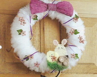 Easter Wreath Plastic Canvas Pattern The Needlecraft Shop