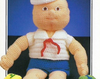 Bitty Baby's Sailor Suit Crochet Pattern/Annie's Pattern Club #87F62