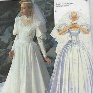 McCall&#39;s 2341 Bridal Gown Sewing Pattern/Size 12/Uncut