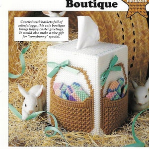 Easter Basket Boutique Plastic Canvas Pattern/Leisure Arts All Stars