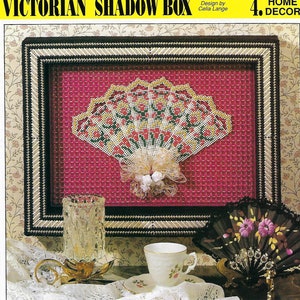 Victorian Shadow Box Plastic Canvas Pattern/Annie&#39;s International Pattern Club