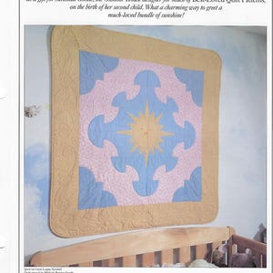 Welcome Sunshine Quilt Pattern/Best Loved Quilts Sewing Patterns