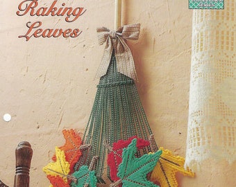Raking Leaves Plastic Canvas Pattern The Needlecraft Shop