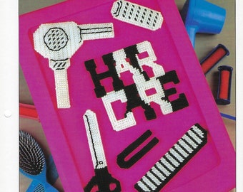 Hair Care Appliques Plastic Canvas Pattern/Annie's International Plastic Canvas Pattern Club